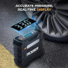 Roger Portable 12V DC Air Compressor Pump with Digital Gauge, Auto Shut-Off & LED Light | Tyre Inflator | OB 285